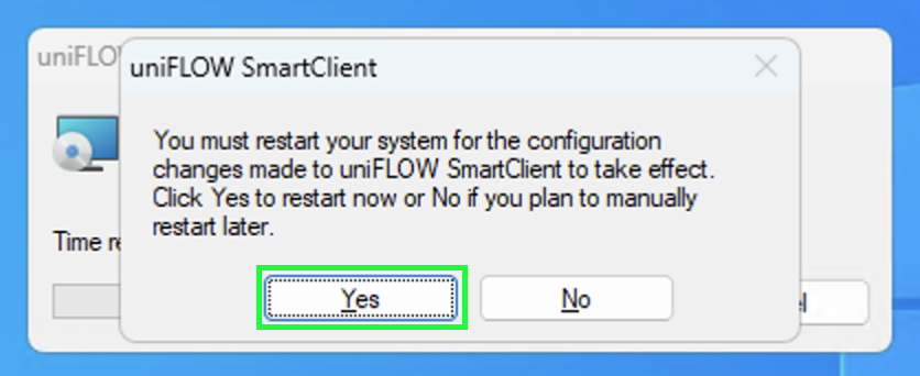 Restart your computer.