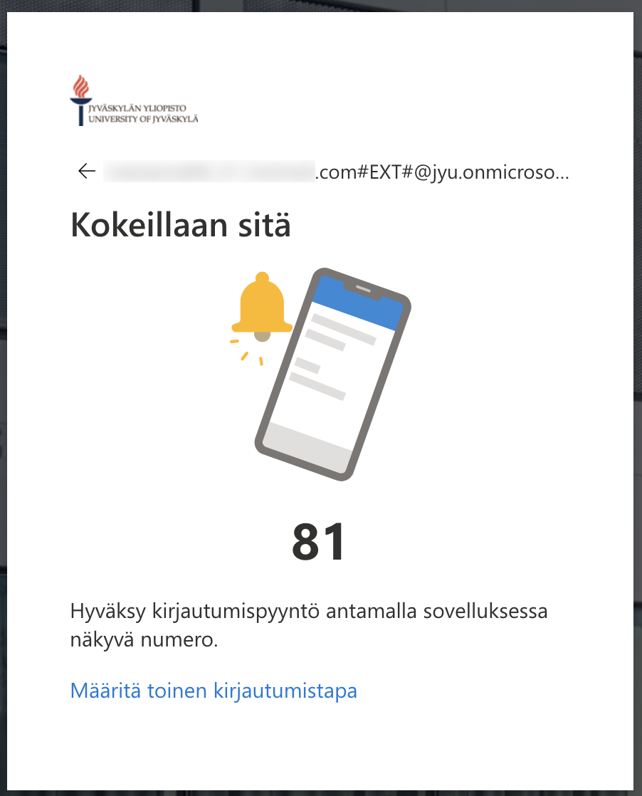 Ohjelma testauttaa toimiiko Authenticator