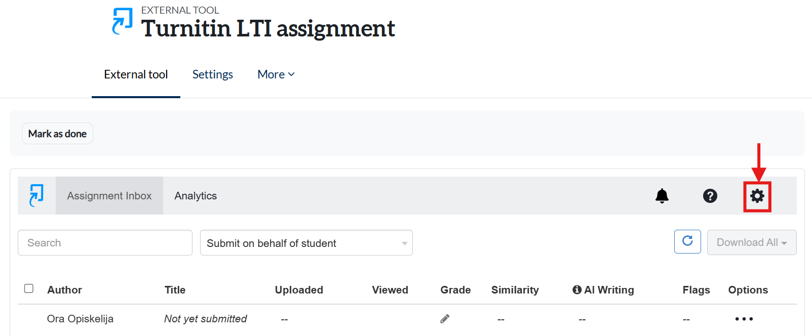Guides - Adding Turnitin LTI in Moodle course - Jyväskylän yliopisto