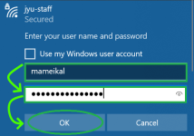 käyttäjätunnus ja salasana