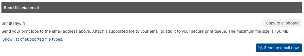 Send file via email