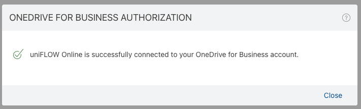 Connection was successful