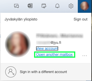 Oman kuvan kohdalla oikeasta yläreunasta ilmestyy kohta avata roolipostilaatikko.