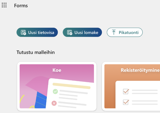 forms1.png Valitse uusi lomake