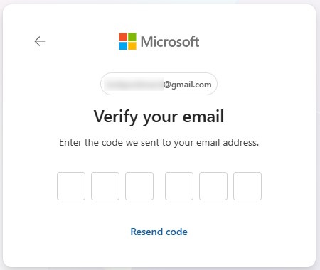 Verify your email address.