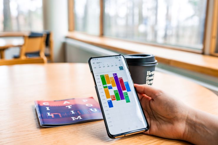 Kuva täydestä viikkokalenterista