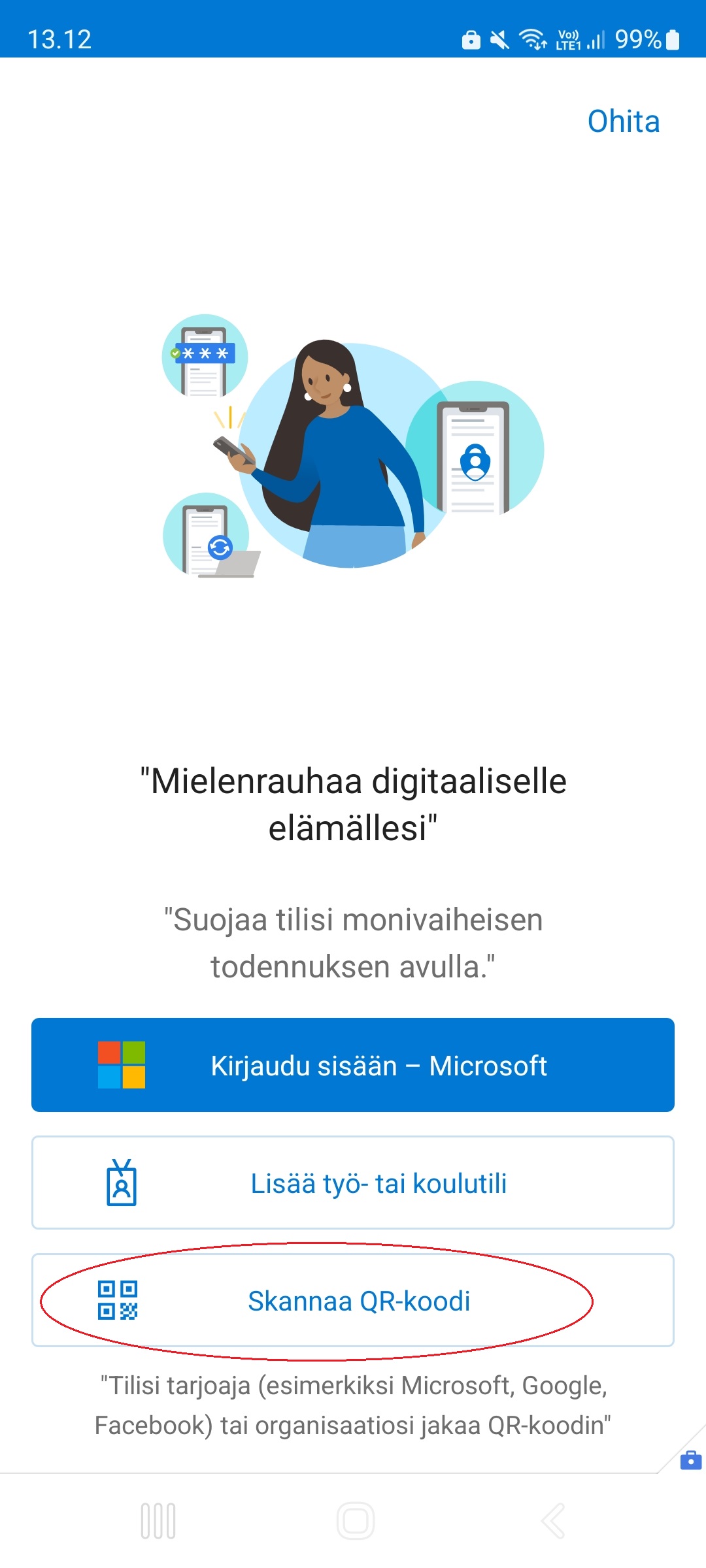 Puhelin MFA